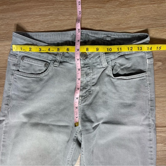 Closed Baker Mid Waist Light Gray Denim Skinny Jeans Women’s Size 27 - Picture 7 of 7